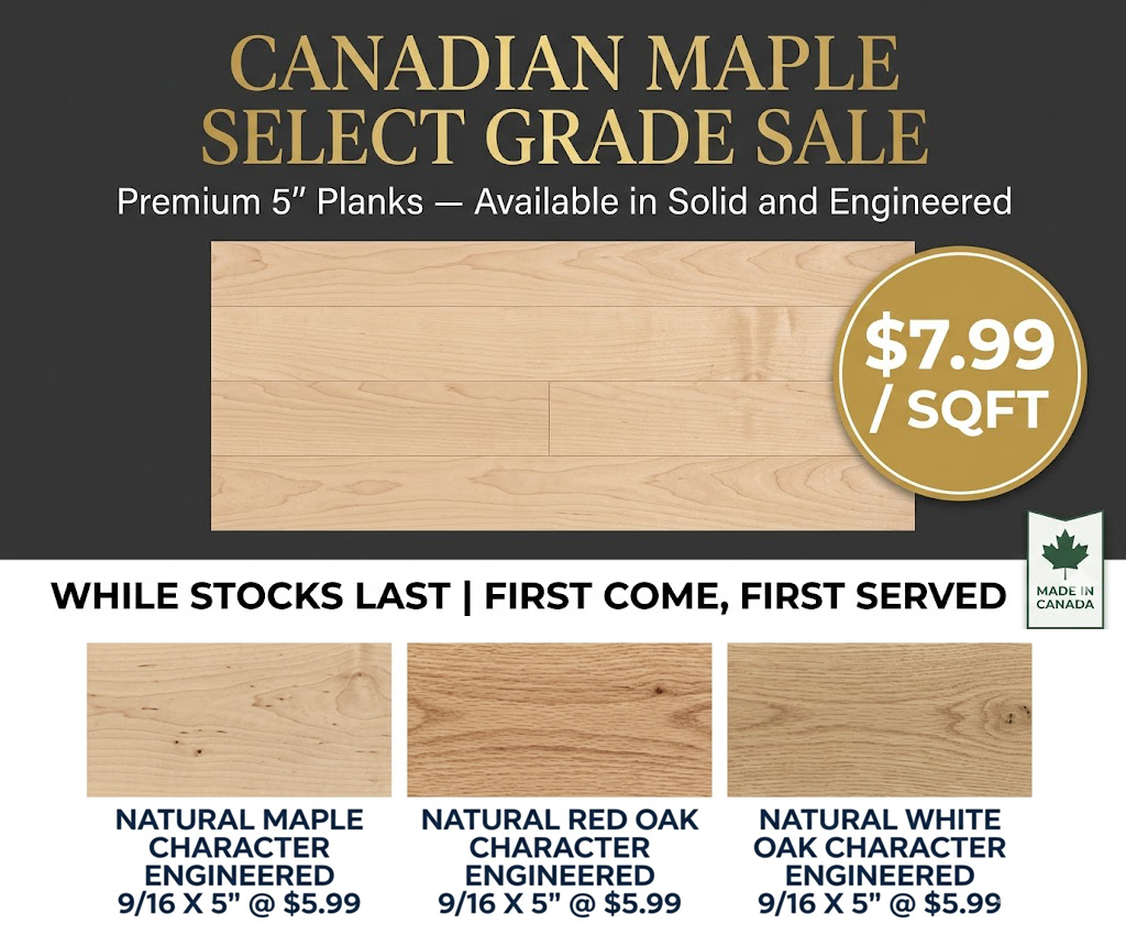 Canadian Maple On Sale!