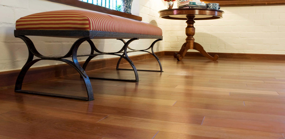 Santos Mahogany wood floors photo.