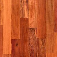 The beautiful planks of Brazilian cherry hardwood flooring are suitable everywhere.