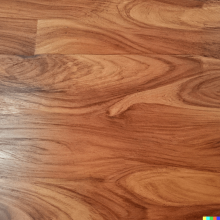 Close-up photo of Hickory hardwood flooring.