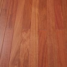 The beautiful planks of Brazilian cherry hardwood flooring are suitable everywhere.